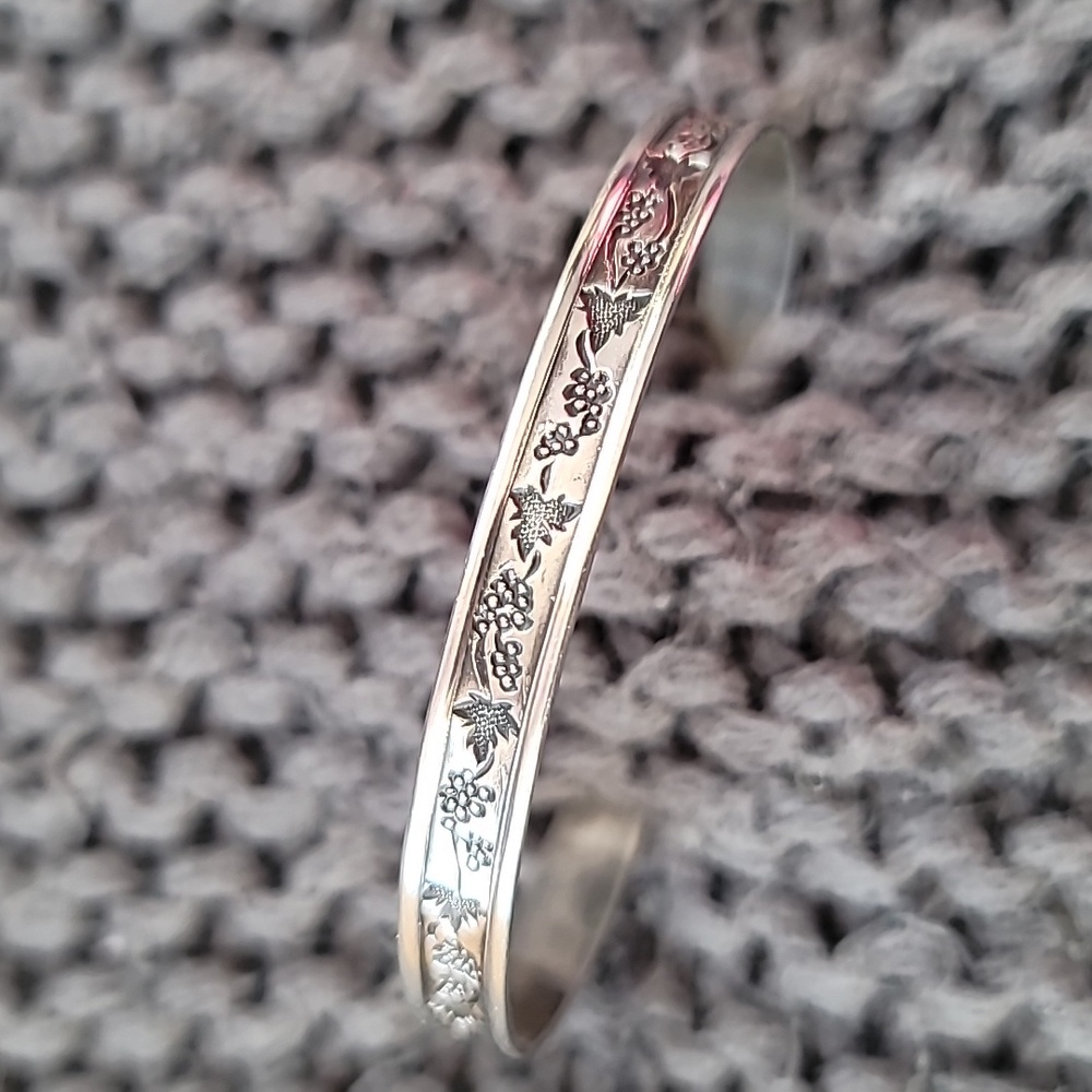 Ed Levin Sterling Silver Cuff Bracelet